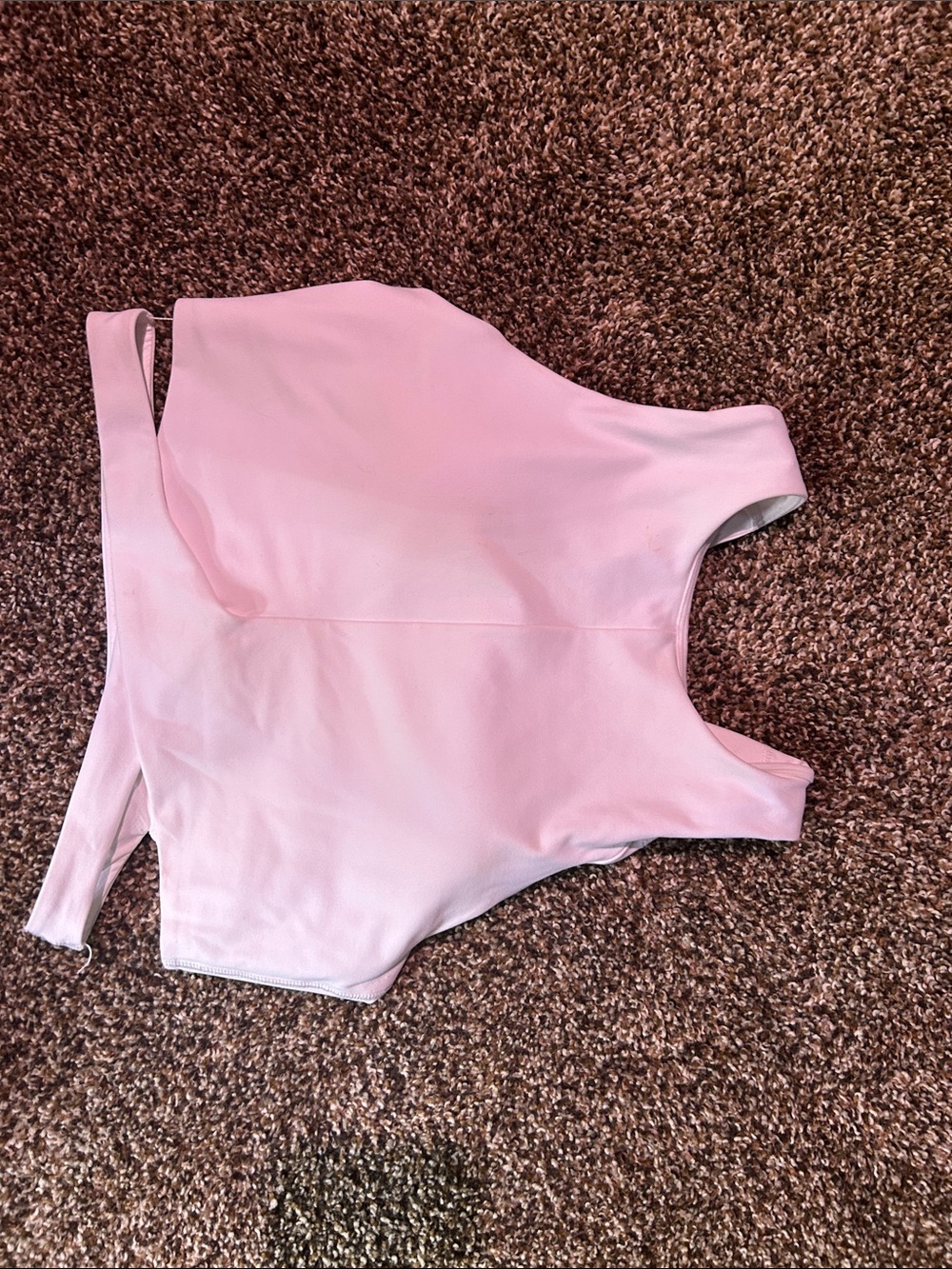 Athleta white High-Neck Sports Bra